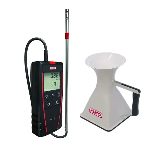 Billigare Kimo KIT I. VT110 + K35 Varmtrådsanemometer